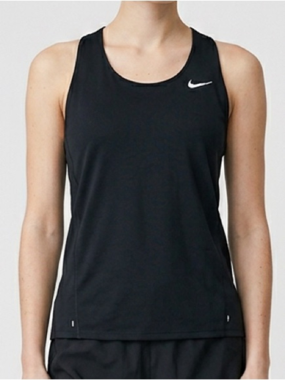 Nike Dri-Fit Women's Small Black Performance Racerback Running Tank Top